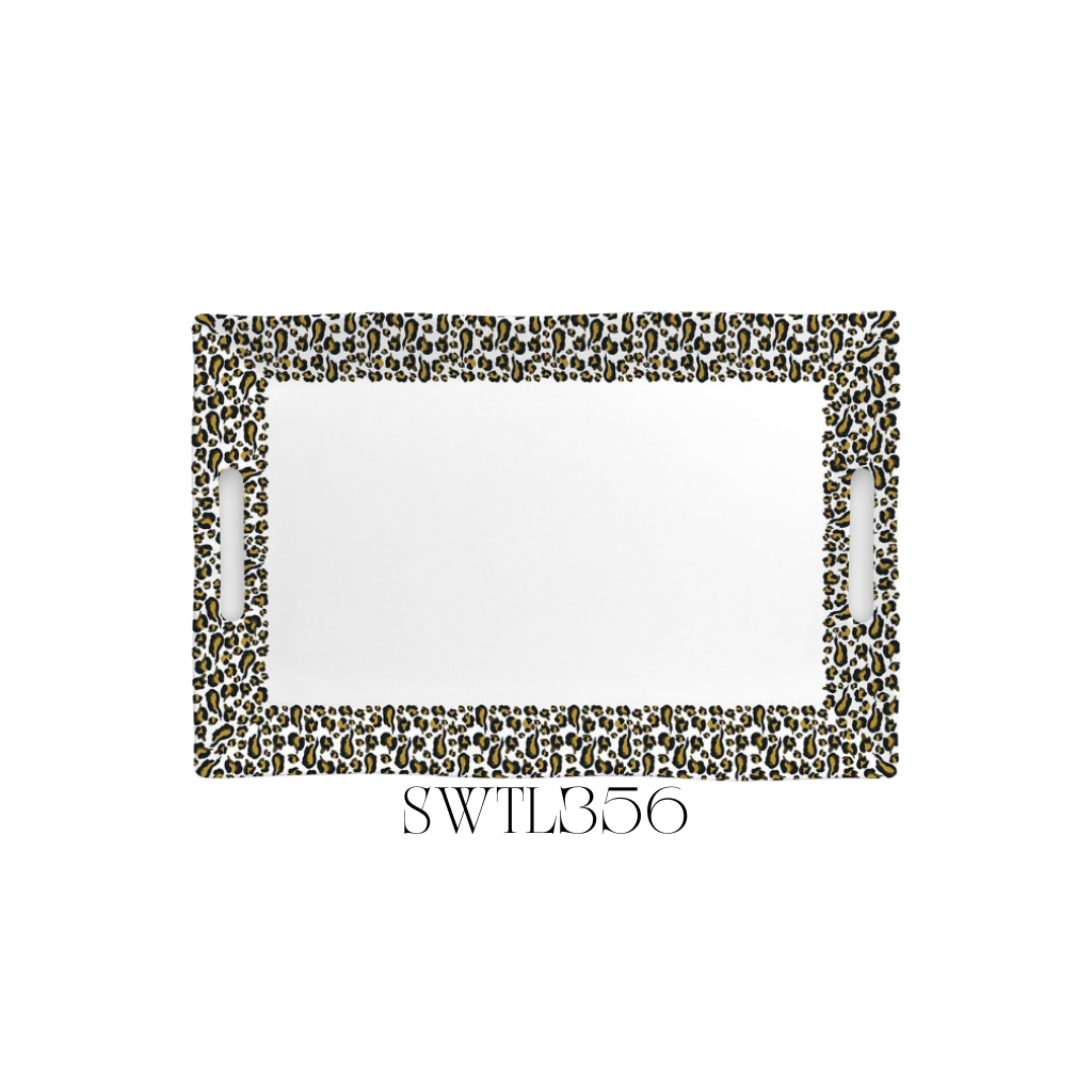 Wild Lemon Melamine Large Tray - Pack of 2