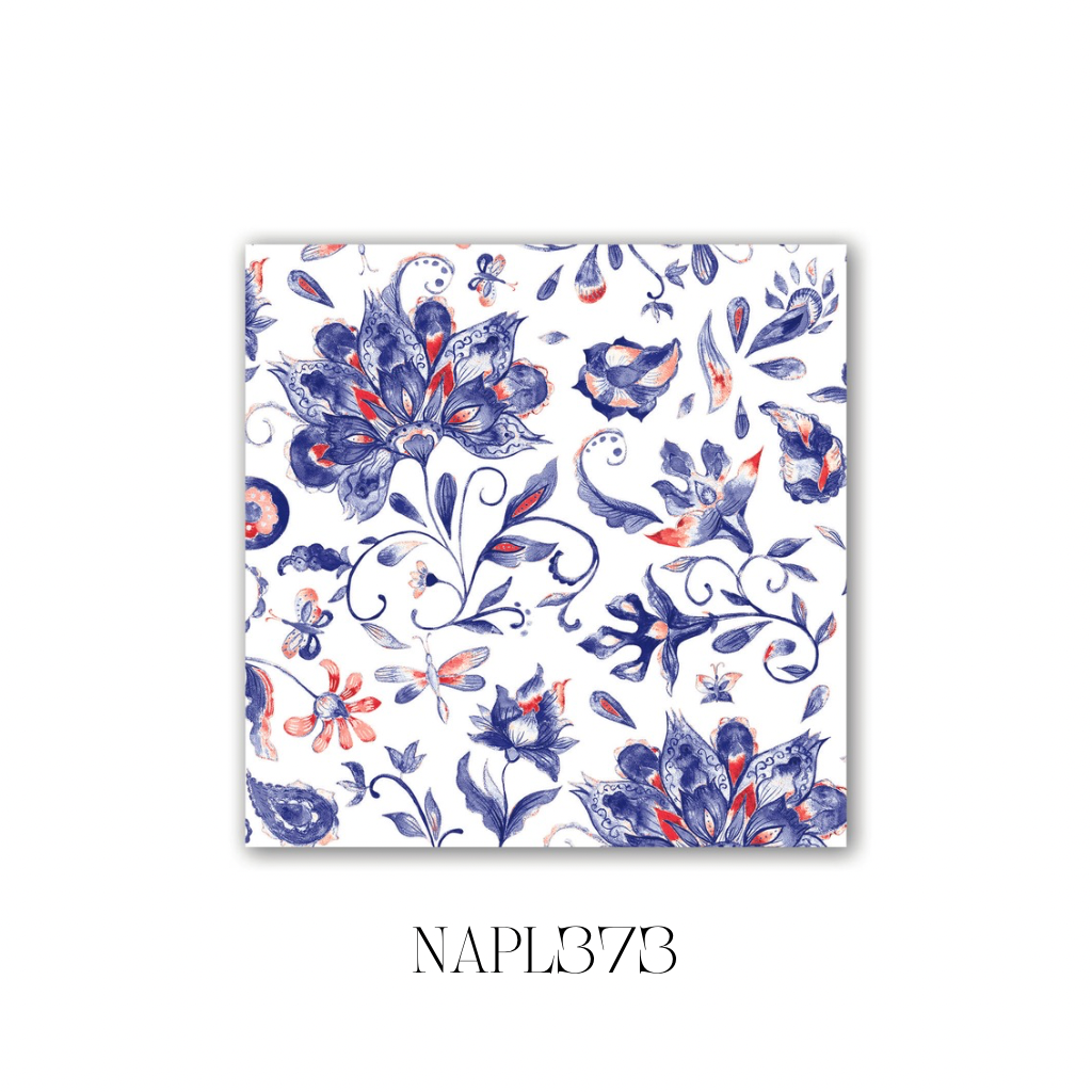 Paisley & Plaid Luncheon Napkin - Pack of 6