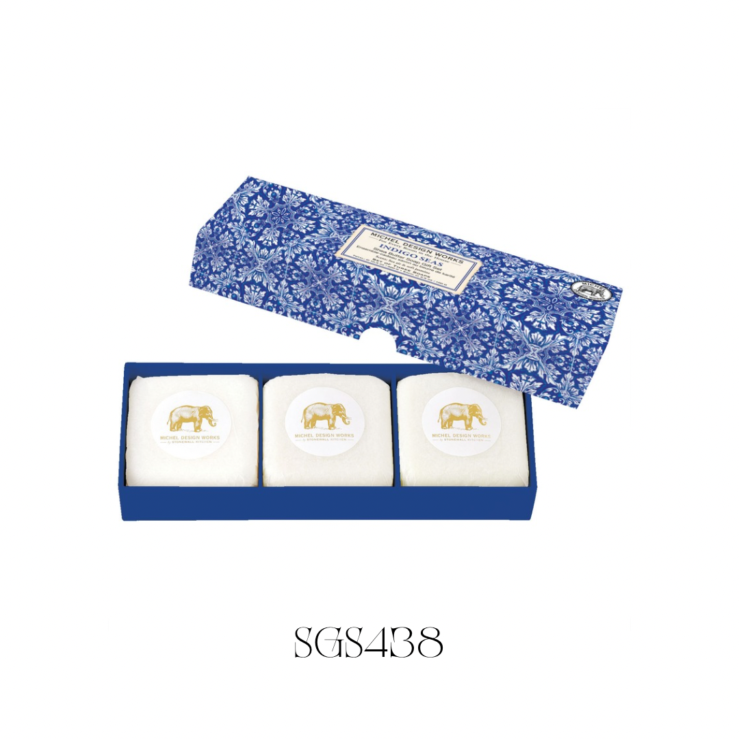 Indigo Seas Shea Butter Soap Gift Set
