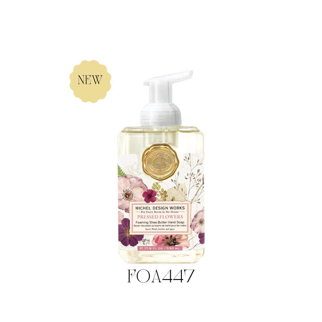 Pressed Flowers Foaming Soap - Set of 3