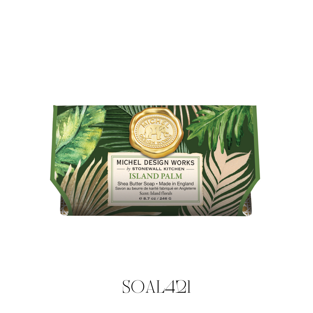 Island Palm Large Bath Soap - Pack of 3