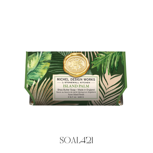 Island Palm Large Bath Soap - Pack of 3