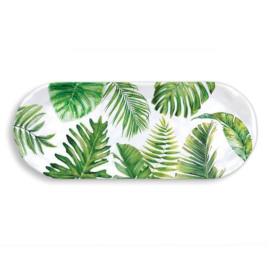 Flamingo Palm Melamine Accent Tray - Pack of 2