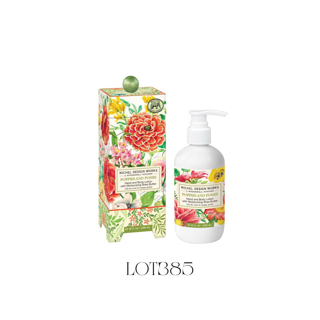 Poppies and Posies Hand and Body Lotion - Pack of 3