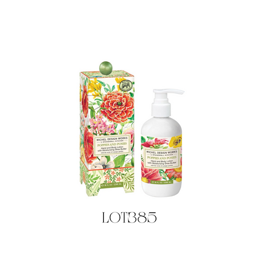 Poppies and Posies Hand and Body Lotion - Pack of 3