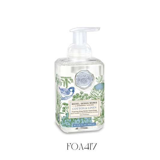 Cotton & Linen Foaming Soap - Pack of 3