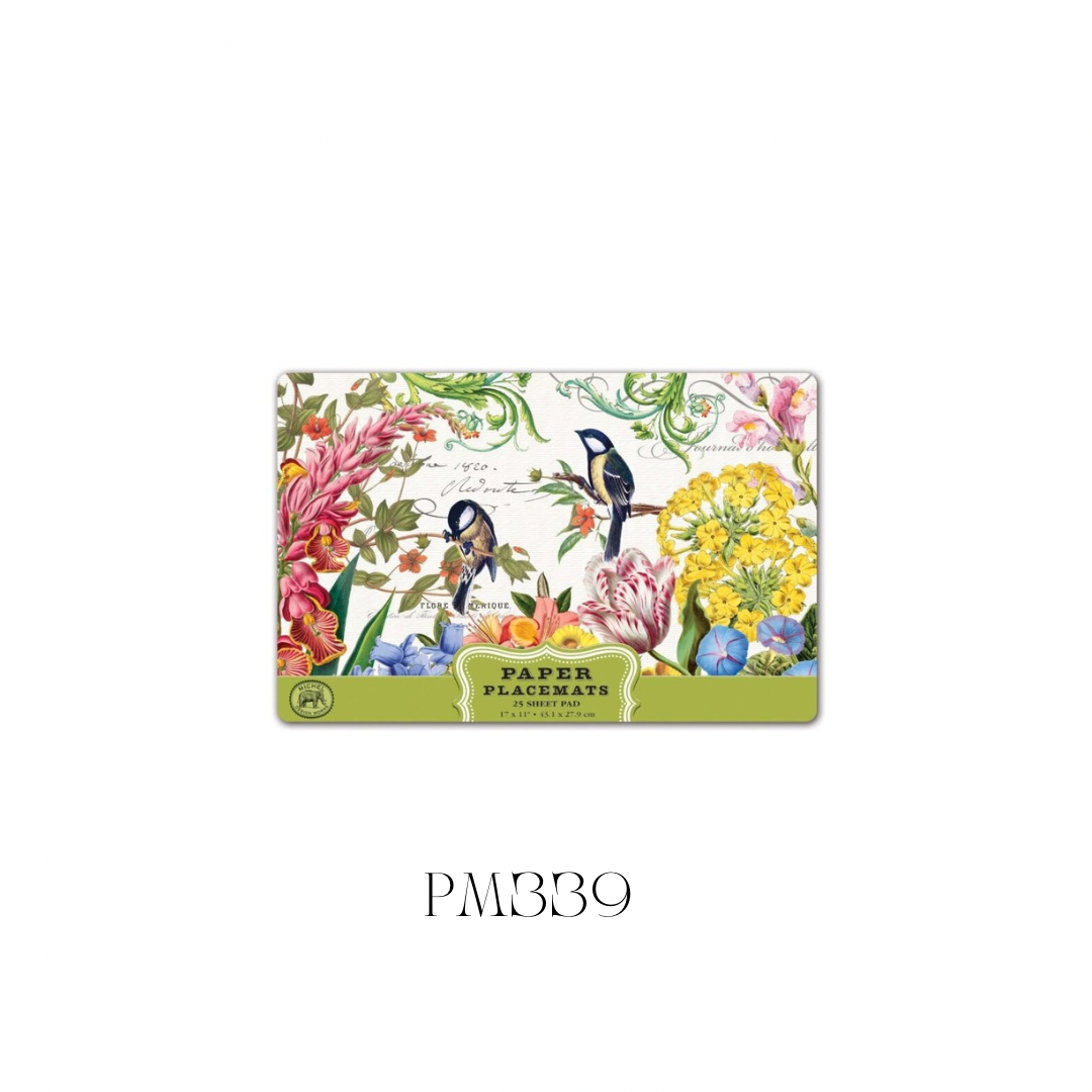 Summer Days Paper Placemats - Pack of 3