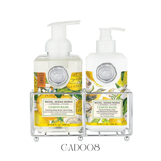 Lemon Basil Hand Care Caddy (New Shape) - Pack of 2