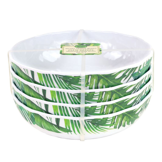 Palm Breeze Melamine Cereal Bowls - Pack of 2 Sets