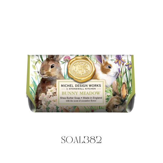 Bunny Meadow Large Bath Soap - Pack of 3