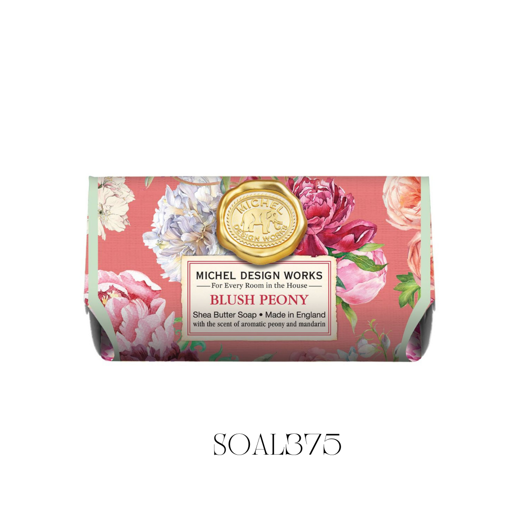 Blush Peony Large Bath Soap - Pack of 3