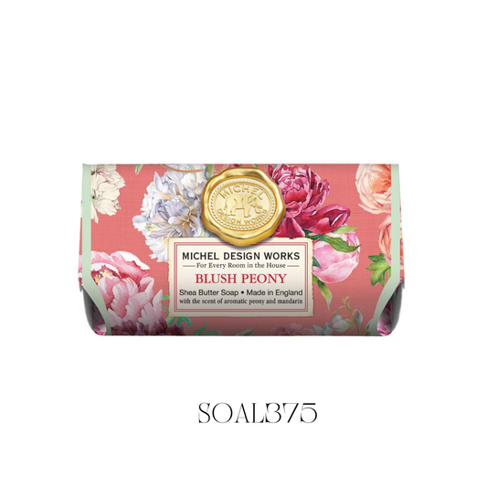 Blush Peony Large Bath Soap - Pack of 3