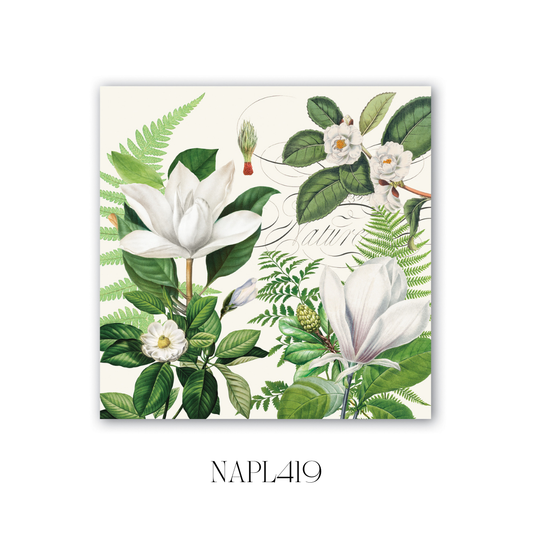 Magnolia Petals Luncheon Napkin - Pack of 6