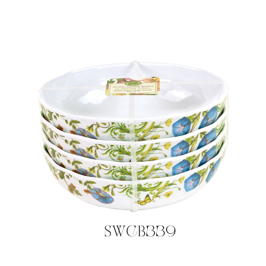 Summer Days Melamine Cereal Bowls - Pack of 2 Sets