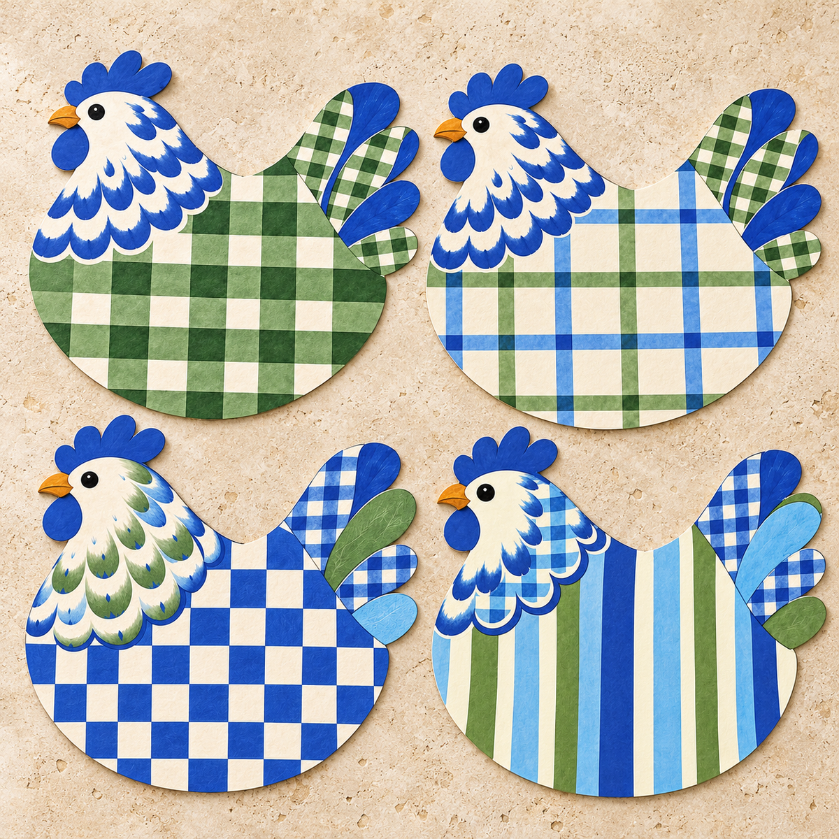 Winner Winner Chicken Dinner Placemats - Set of 12
