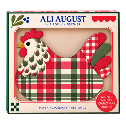 Winner Winner Christmas Dinner Placemats - Set of 12
