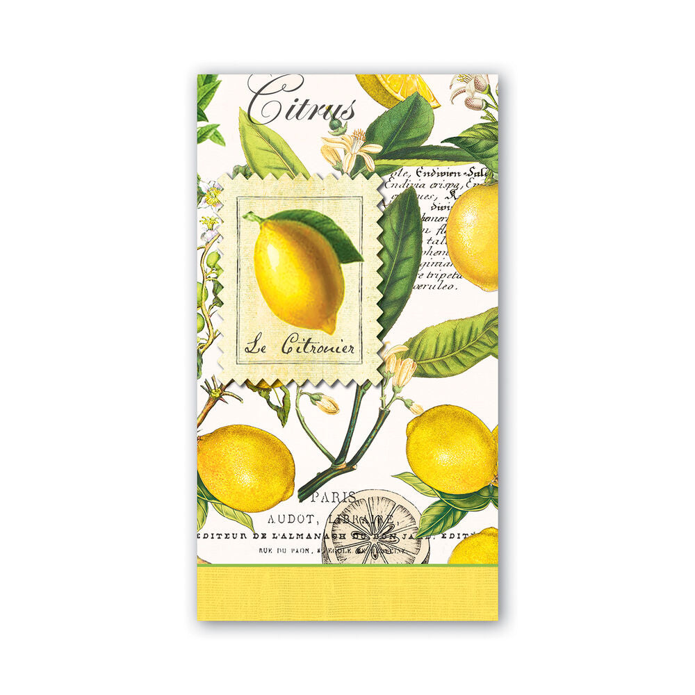 Lemon Basil Hostess Napkin - Pack of 6