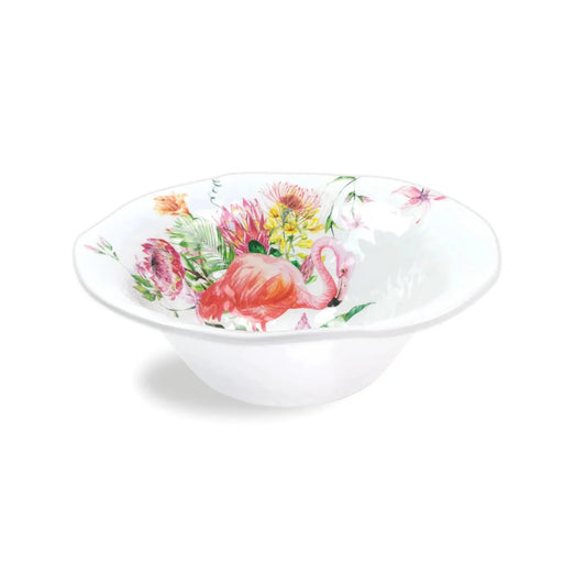 Flamingo Melamine Large Bowl - Pack of 2