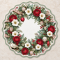 Christmas Bouquet Grand Paper Placemats – Set of 12