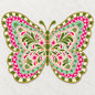 Pink and Green Social Butterfly Placemats - Set of 12