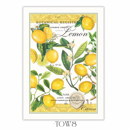 Lemon Basil Kitchen Towel - Pack of 3