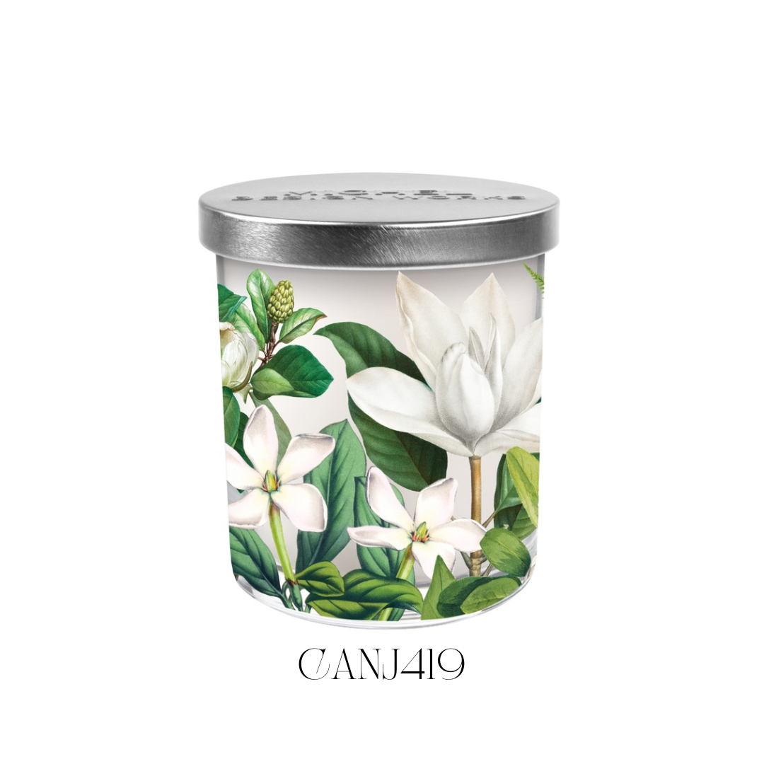 Magnolia Petals Candle Jar with Lid - Pack of 4