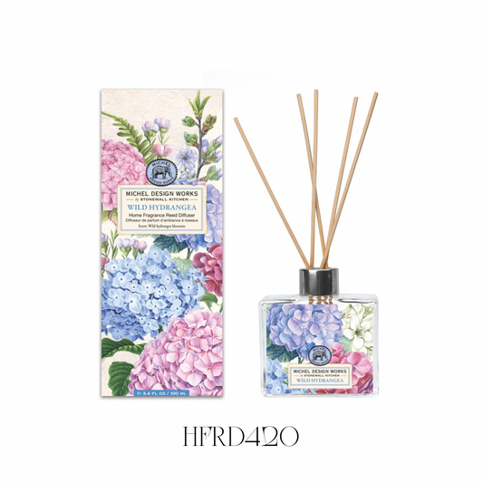 Wild Hydrangea Home Fragrance Reed Diffuser - Pack of 4