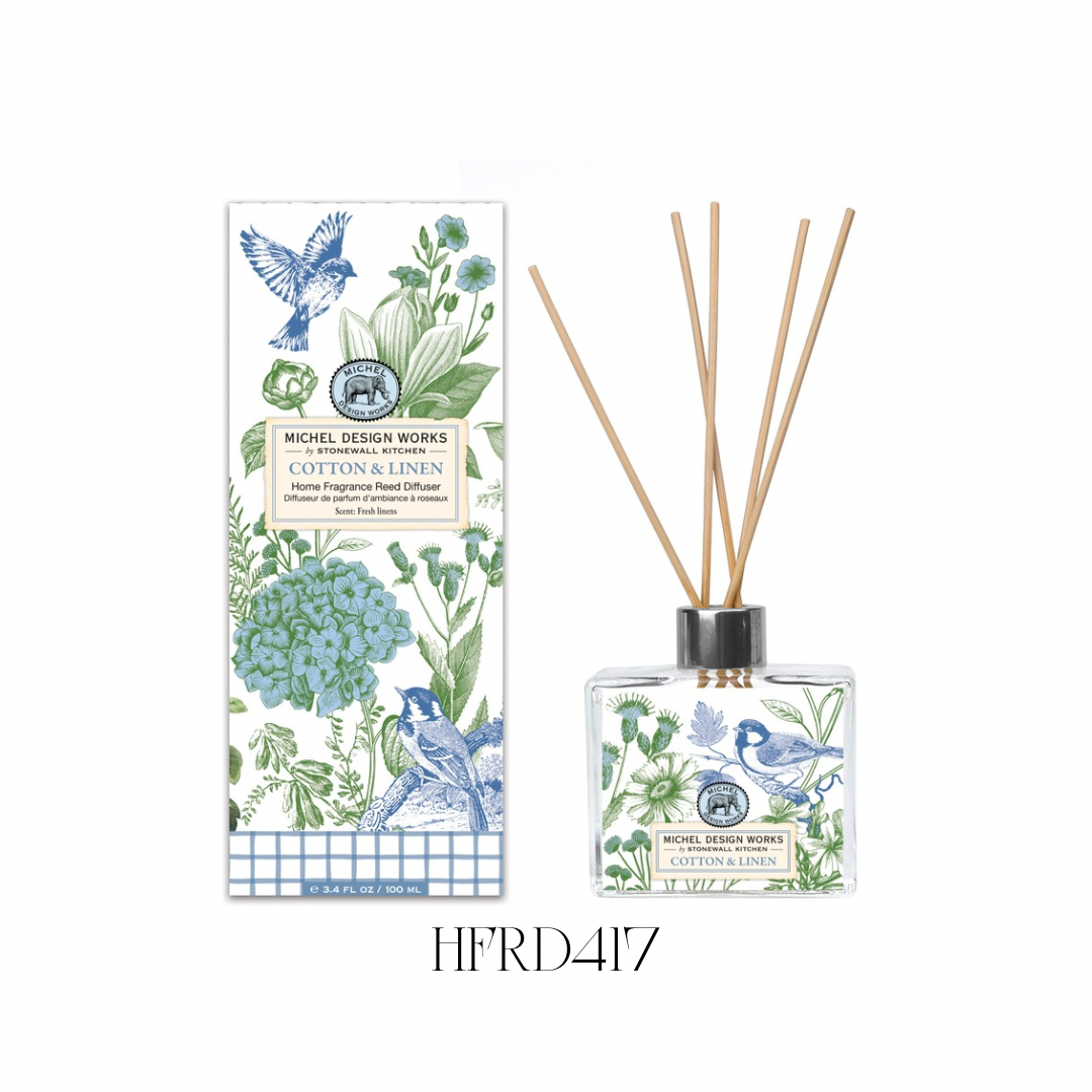 Cotton & Linen Home Fragrance Reed Diffuser - Pack of 4