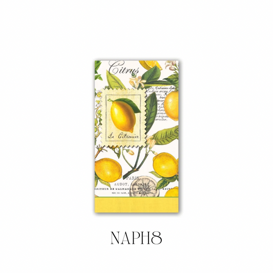 Lemon Basil Hostess Napkin - Pack of 6