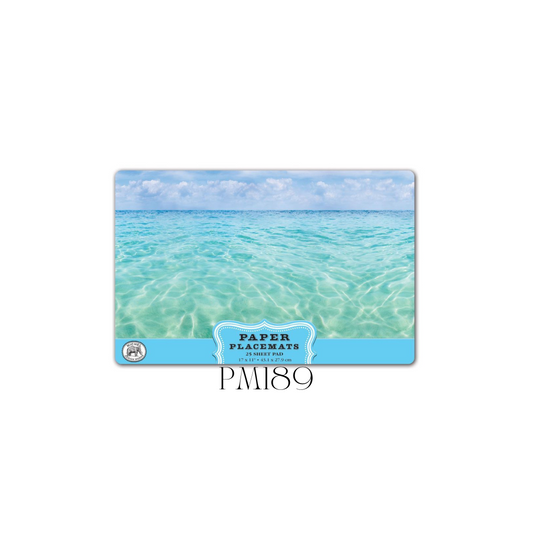 Beach Paper Placemats - Pack of 3
