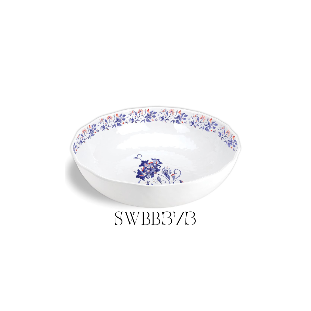 Paisley and Plaid Bistro Bowl - Pack of 2