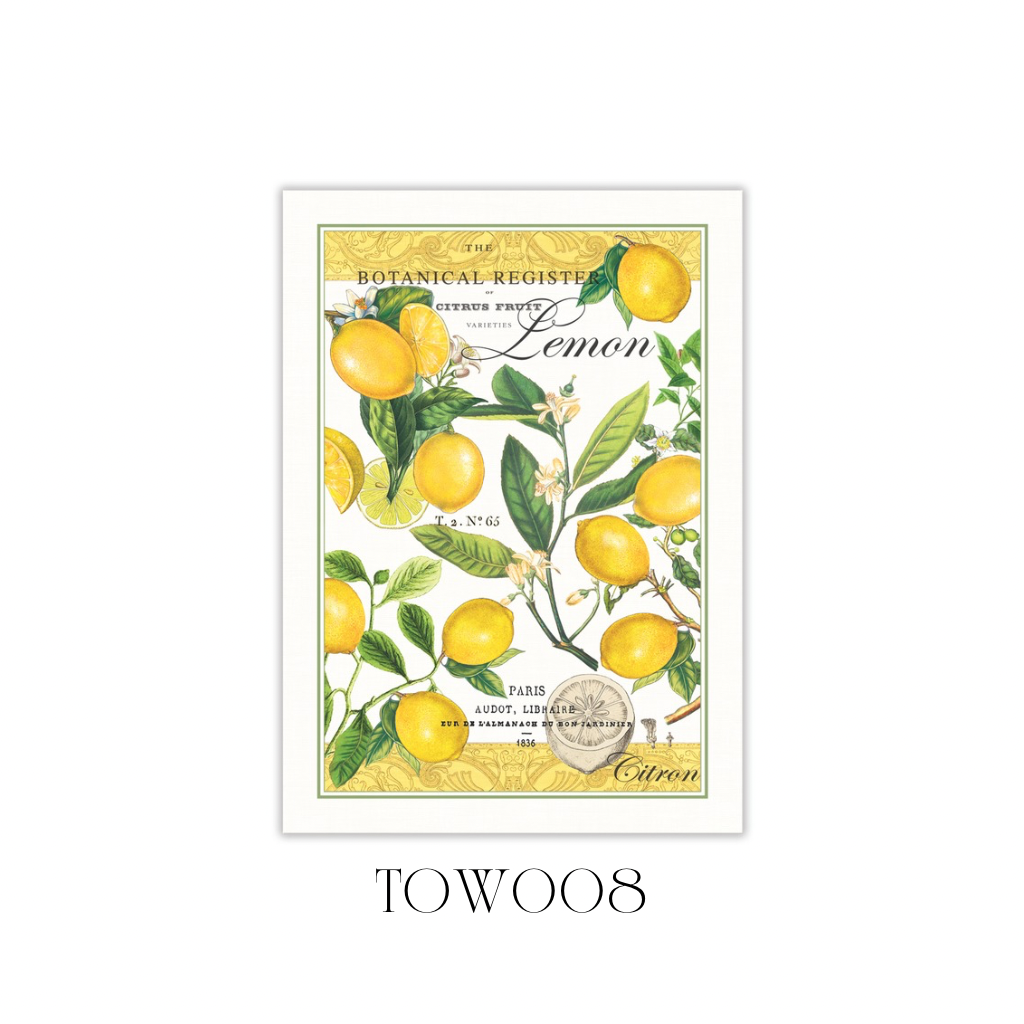 Lemon Basil Kitchen Towel - Pack of 3
