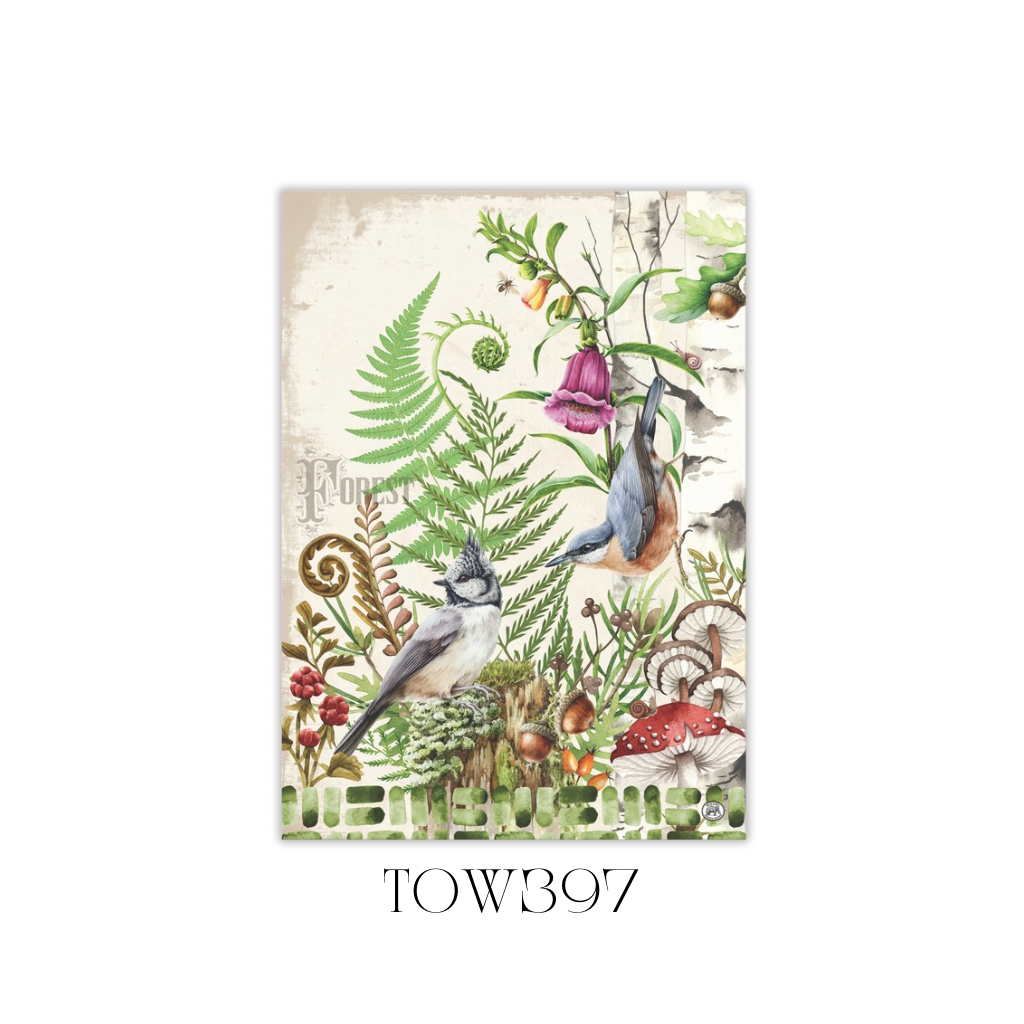 Moss and Oak Kitchen Towel - Pack of 3