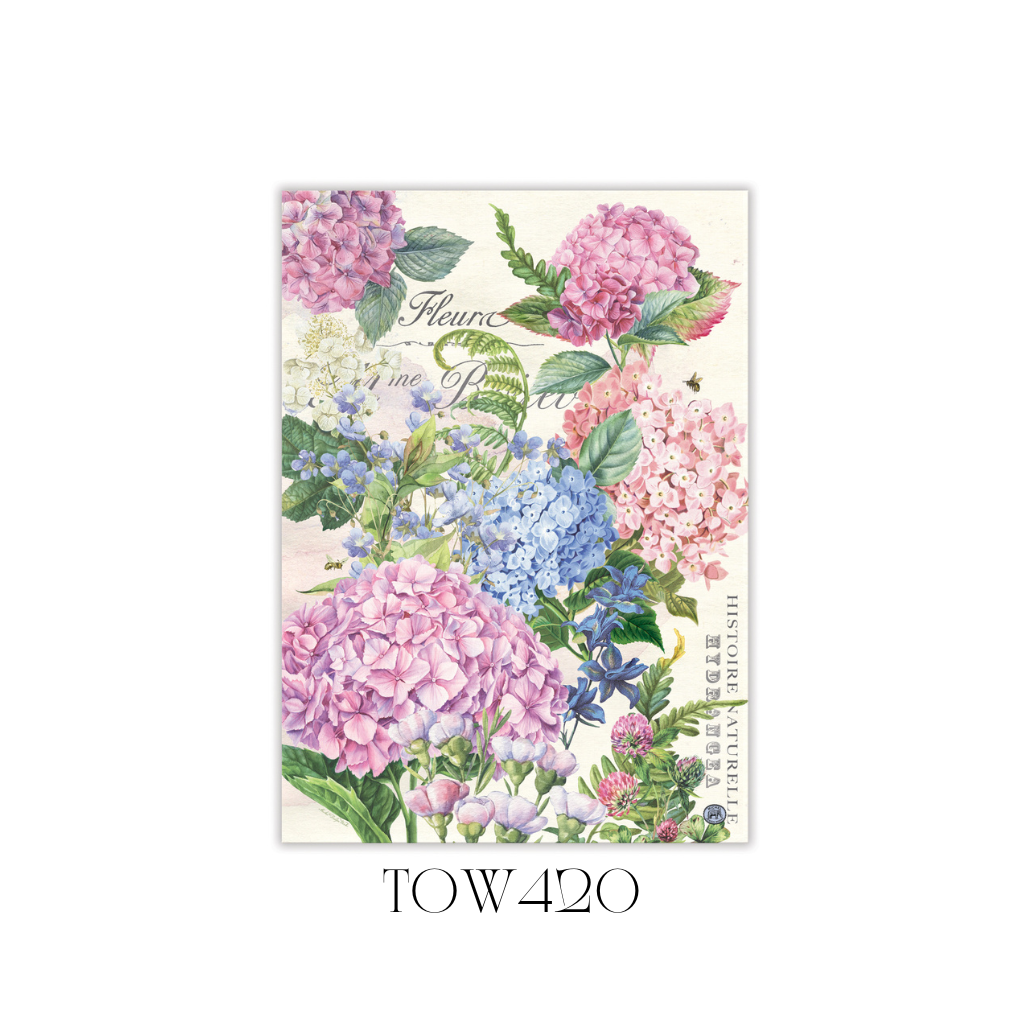 Wild Hydrangea Kitchen Towel - Pack of 3