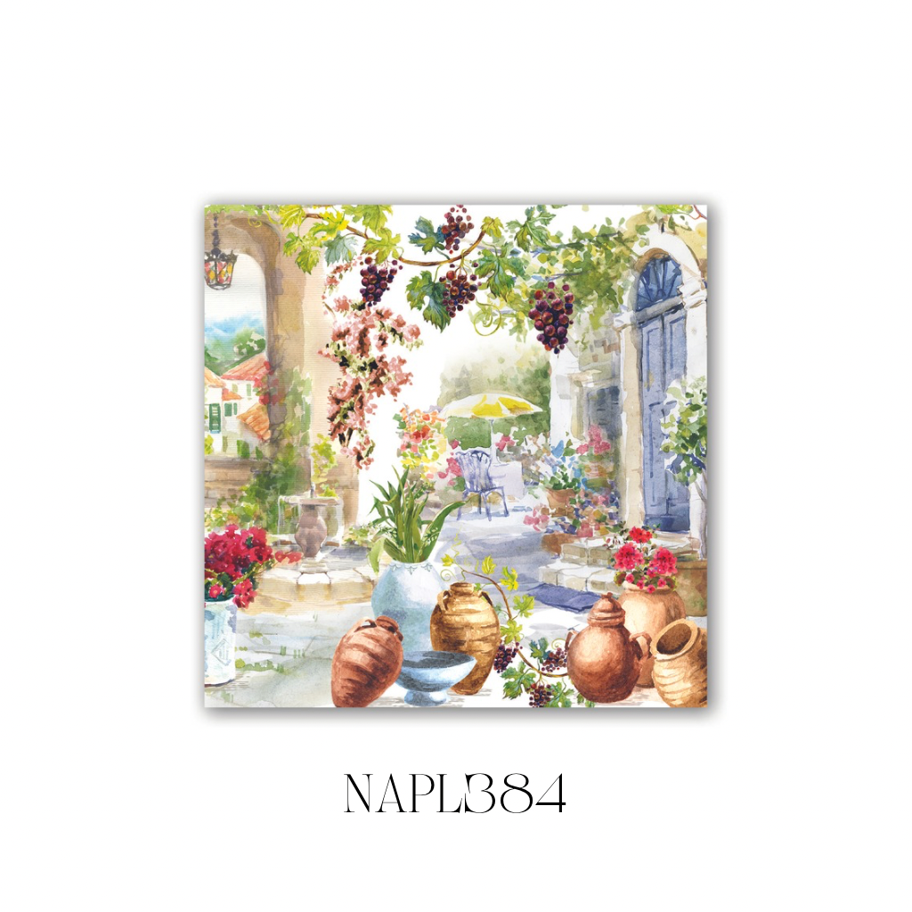 Tuscan Terrace Luncheon Napkin - Pack of 6
