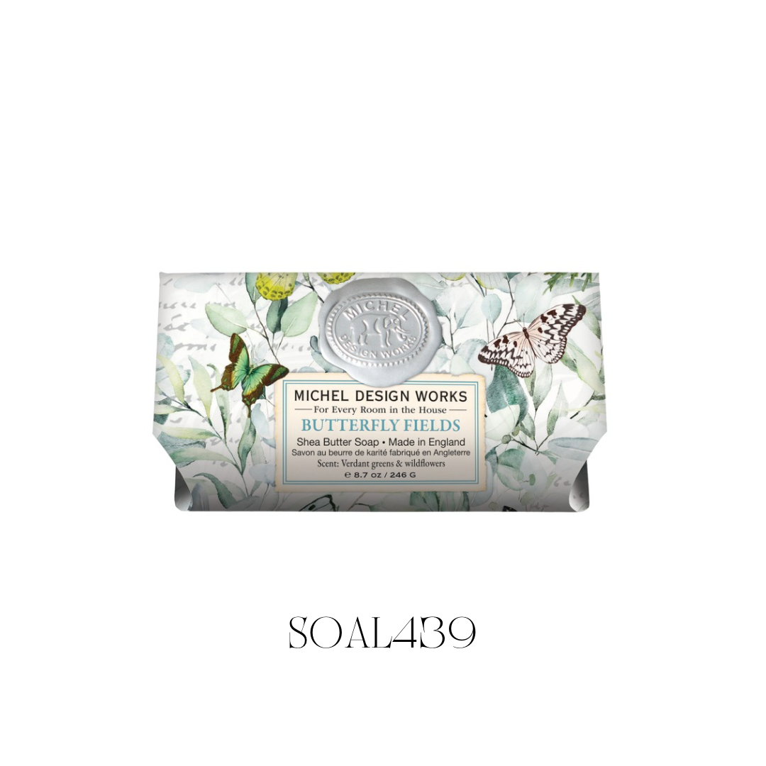 Butterfly Fields Large Bath Soap - Pack of 3