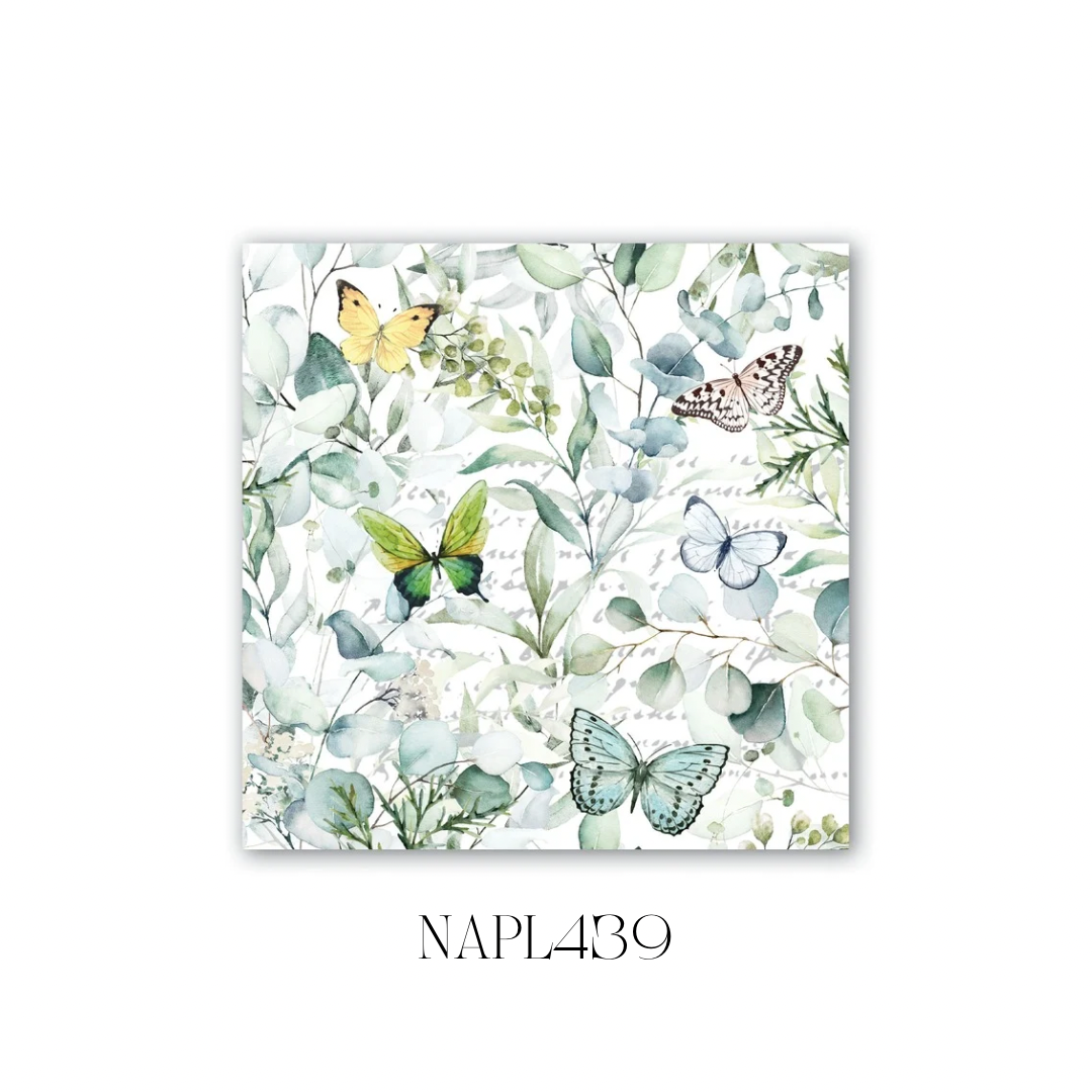 Butterfly Fields Luncheon Napkin - Pack of 6