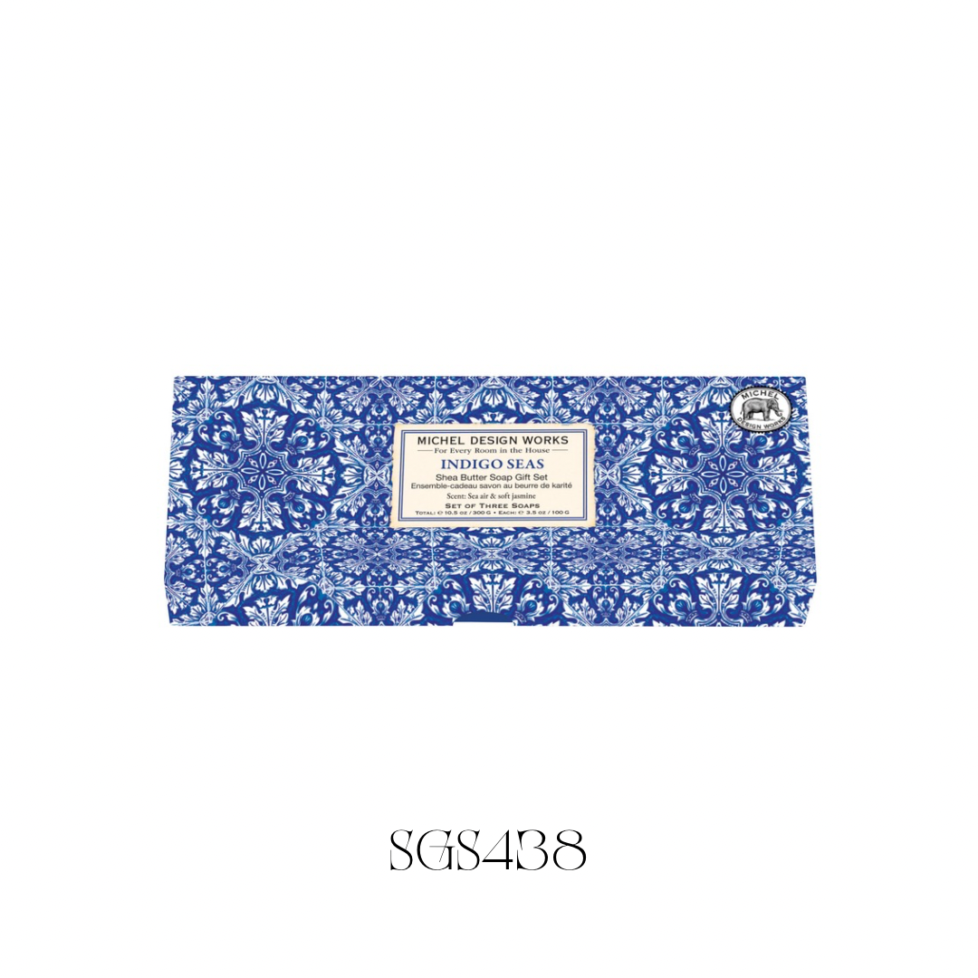 Indigo Seas Shea Butter Soap Gift Set