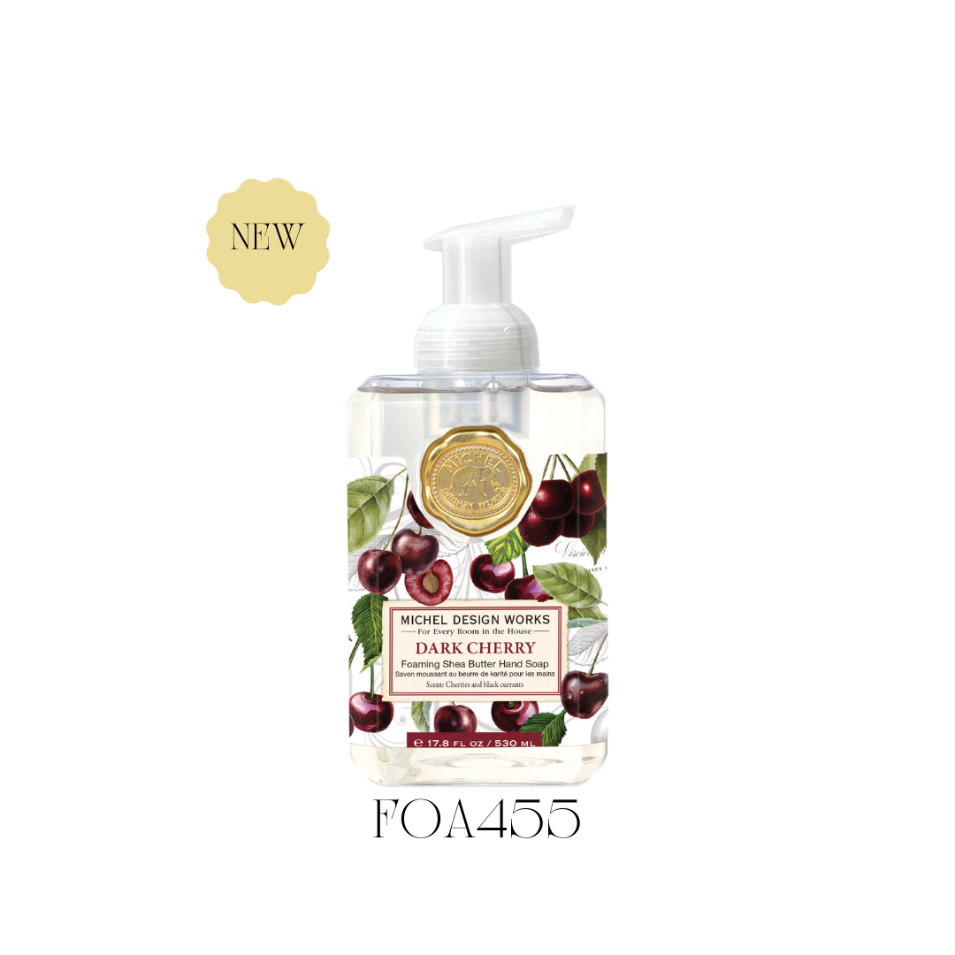 Dark Cherry Foaming Soap  - Set of 3