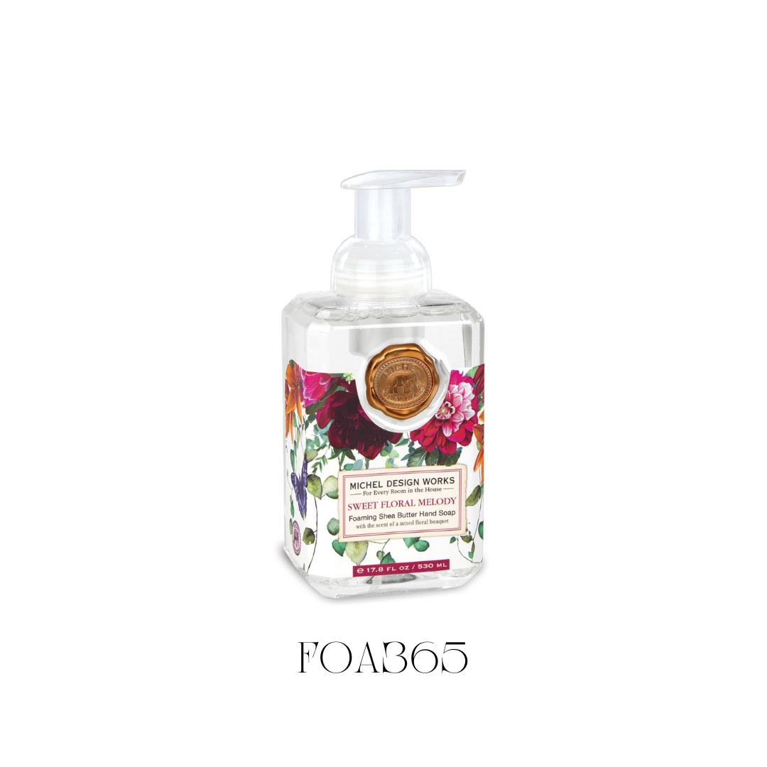 Sweet Floral Melody Foaming Soap - Set of 6