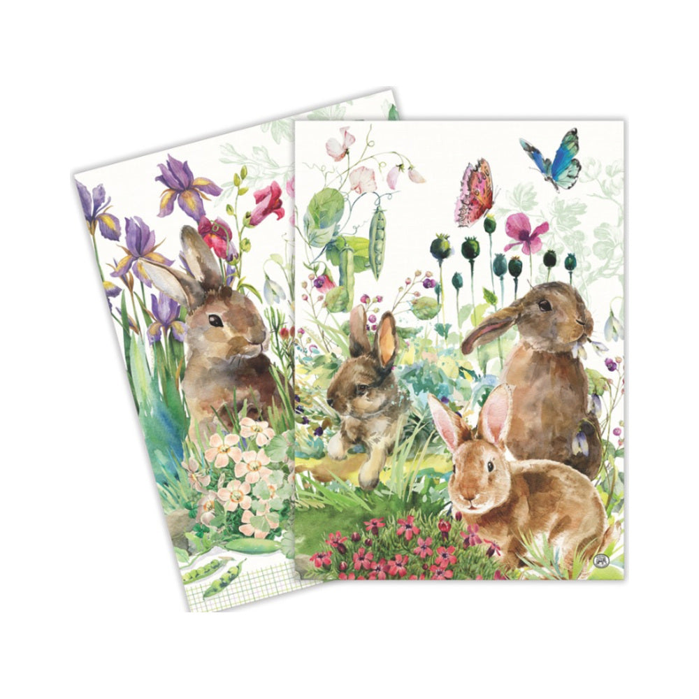 Bunny Meadow Kitchen Towel - Set of 2 - Pack of 3